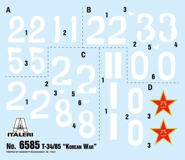 Italeri 6585 T-34/85 Korean War 1/35 – Bild 14