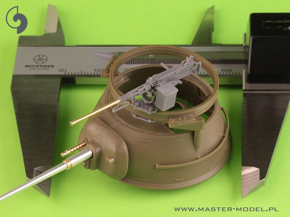Master GM-35-073 Browning M2HB .50 cal (12,7mm) - do montażu na pierścieniu M49 (karetka D40721 / kołyska D40733 / skrzynka D40731 lub D90078) 1/35 – imagen 11