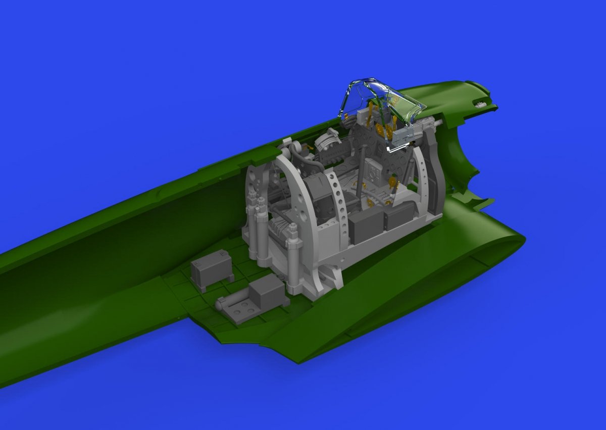 Eduard 648850 A6M2-N Rufe cockpit PRINT EDUARD 1/48 – imagen 2