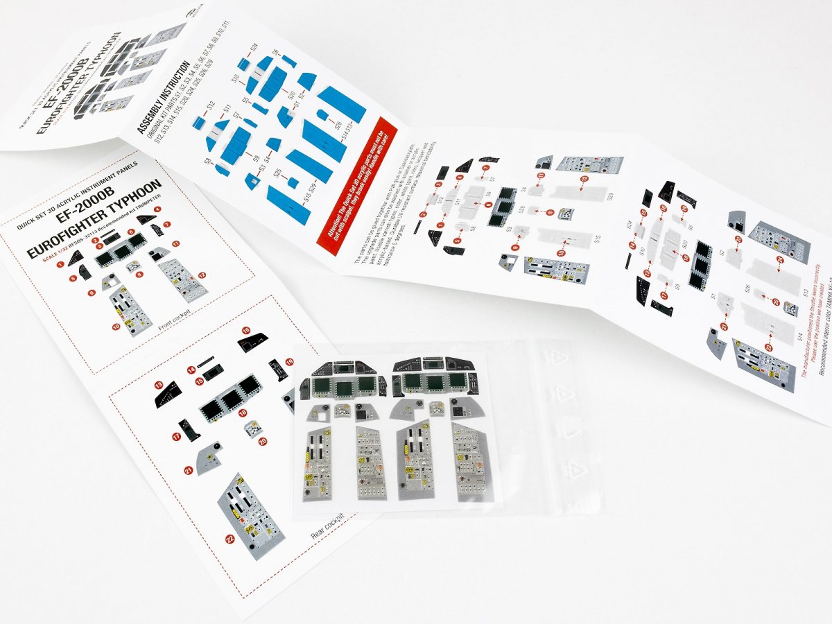 Red Fox Studio QS-32113 EF-2000B Eurofighter Typhoon Trumpeter 1/32 – immagine 3