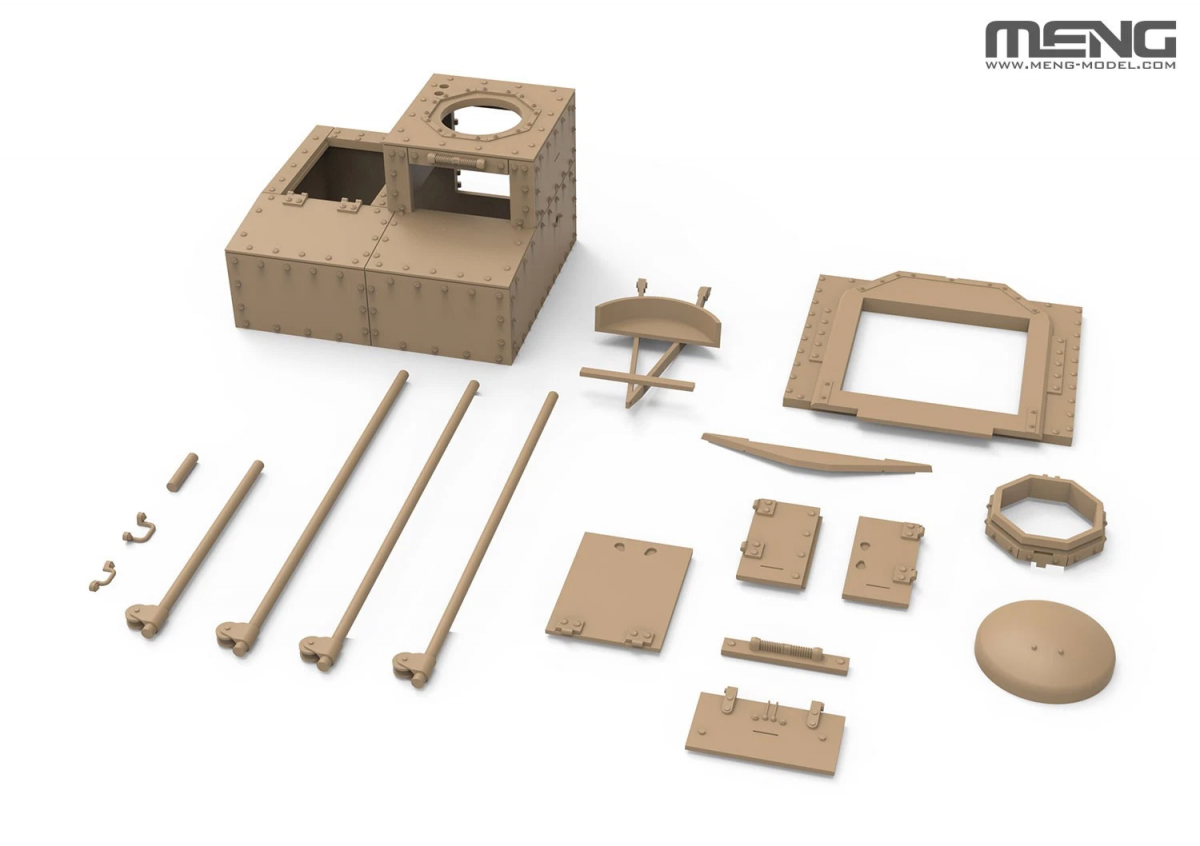 Meng Model SS-021 French FT T.S.F. Radio Version 1/35