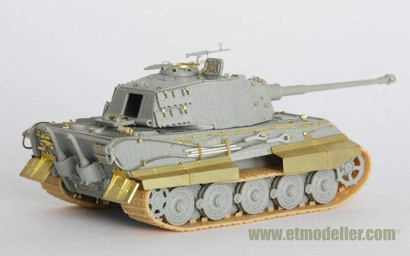 E.T. Model E72-004 WWII German KING TIGER (Henschel Turret) For DRAGON 7240 1/72 – immagine 2