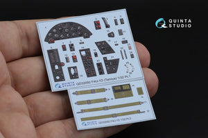 Quinta Studio QD32092 F4U-1D 3D-Printed &amp;amp; coloured Interior on decal paper (Tamiya) 1/32 – Bild 3
