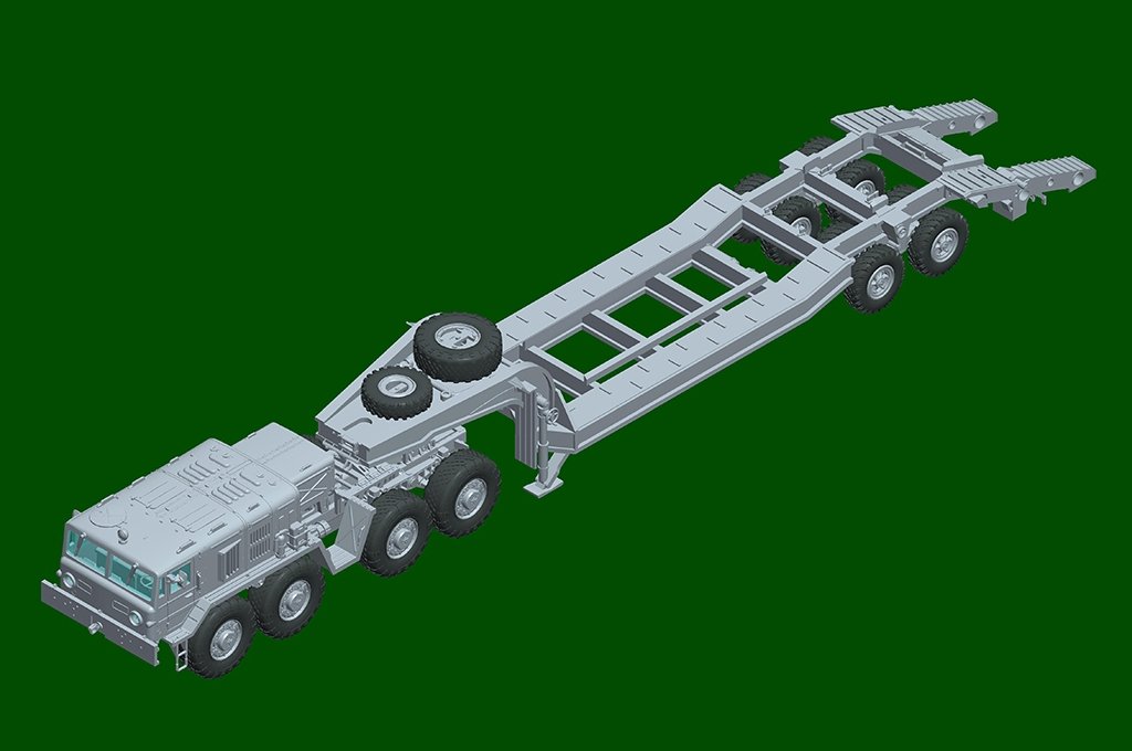 Trumpeter 07195 MAZ-537G Late production type with MAZ/ChMZAP-5247G semitrailer 1/72 – imagen 4