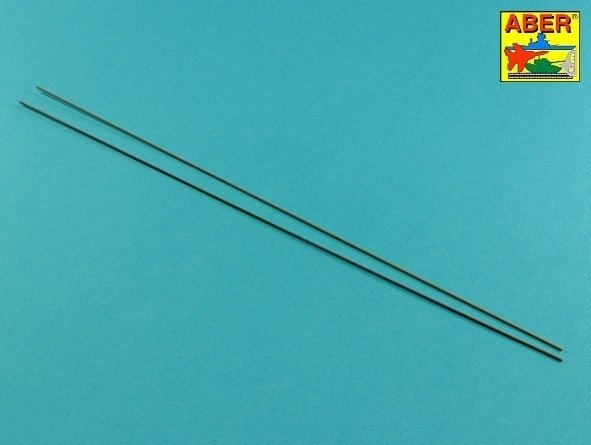 Tiges hexagonales en laiton Aber HR-10, longueur 1,0 mm, 245 mm x 2 pièces.