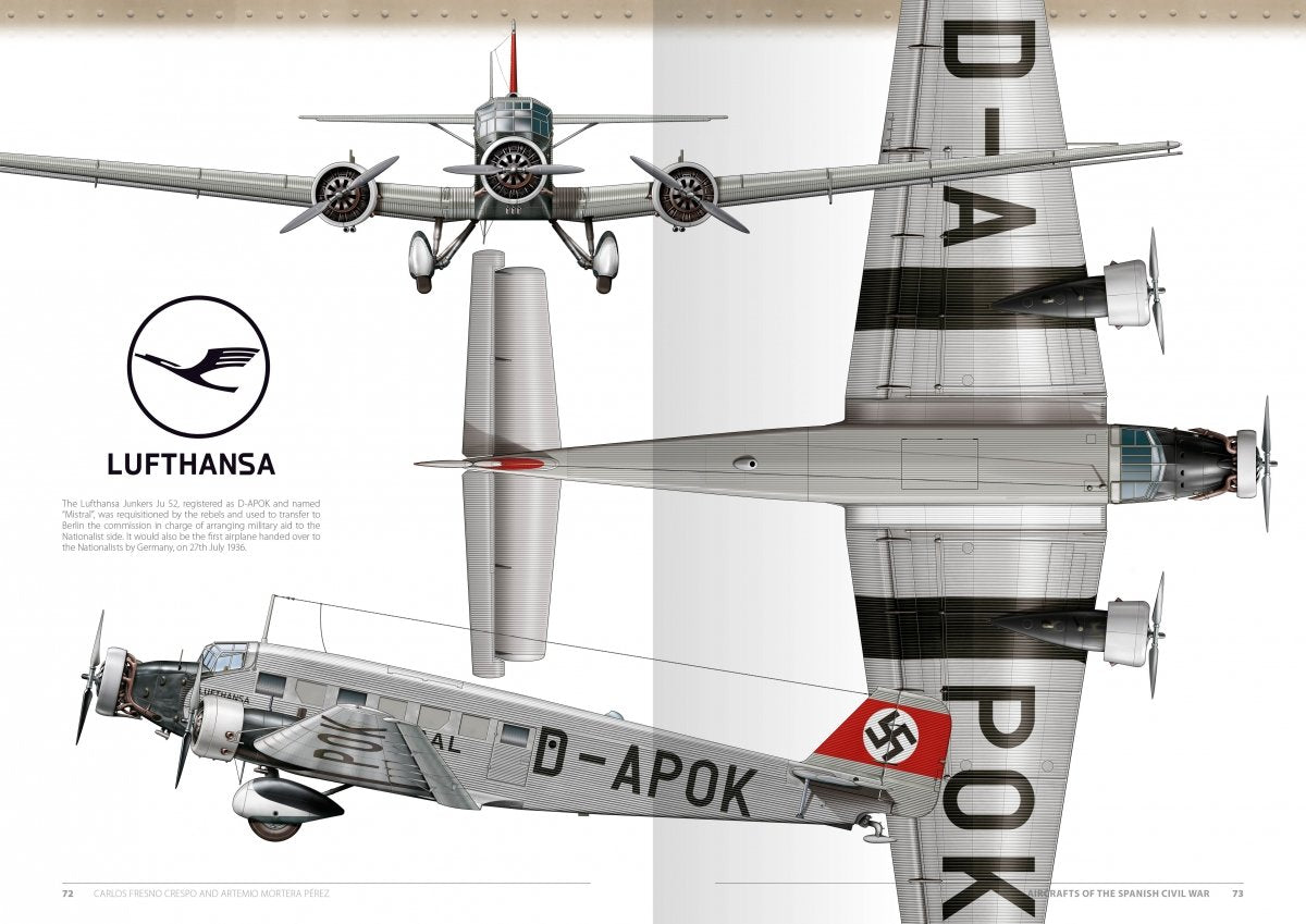 502 Abteilung ABT713 AIRCRAFT OF THE SPANISH CIVIL WAR 1936-1939 – Bild 7