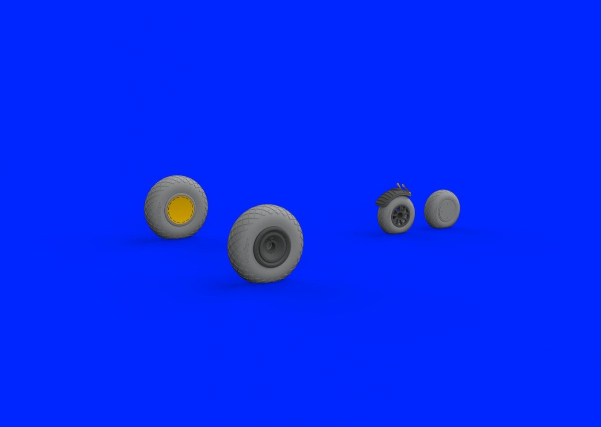 Eduard 672210 Liberator Mk. VI wheels 1/72 EDUARD, HASEGAWA – imagen 3