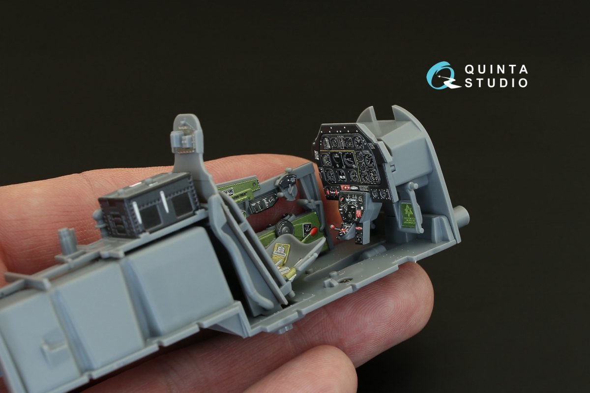 Quinta Studio QD32004 P-51D (Late) 3D-Printed &amp;amp; coloured Interior on decal paper (for Tamiya kit) 1/32 – Bild 8