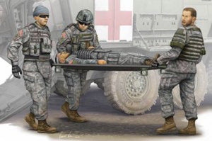 Trumpeter 00430 Équipe d&amp;#39;ambulanciers de l&amp;#39;armée américaine moderne (1/35)