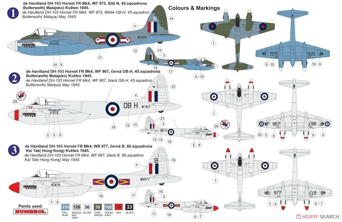 AZ Model AZ7654 de Havilland DH.103 Hornet F Mk. 4 1/72 – imagen 4