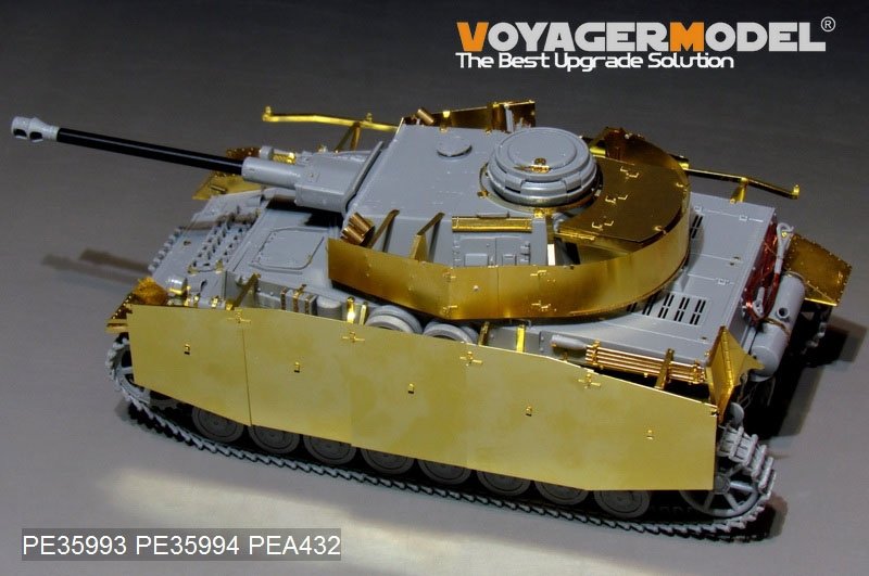Maquette Voyager PE35993, char allemand Pz.Kpfw.IV Ausf.G (production tardive), base pour Border 35001, échelle 1/35 – image 13