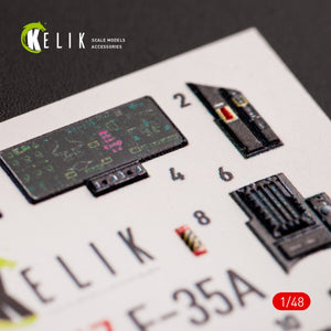 KELIK K48067 F-35A INTERIOR 3D DECALS FOR TAMIYA KIT 1/48 – imagen 7