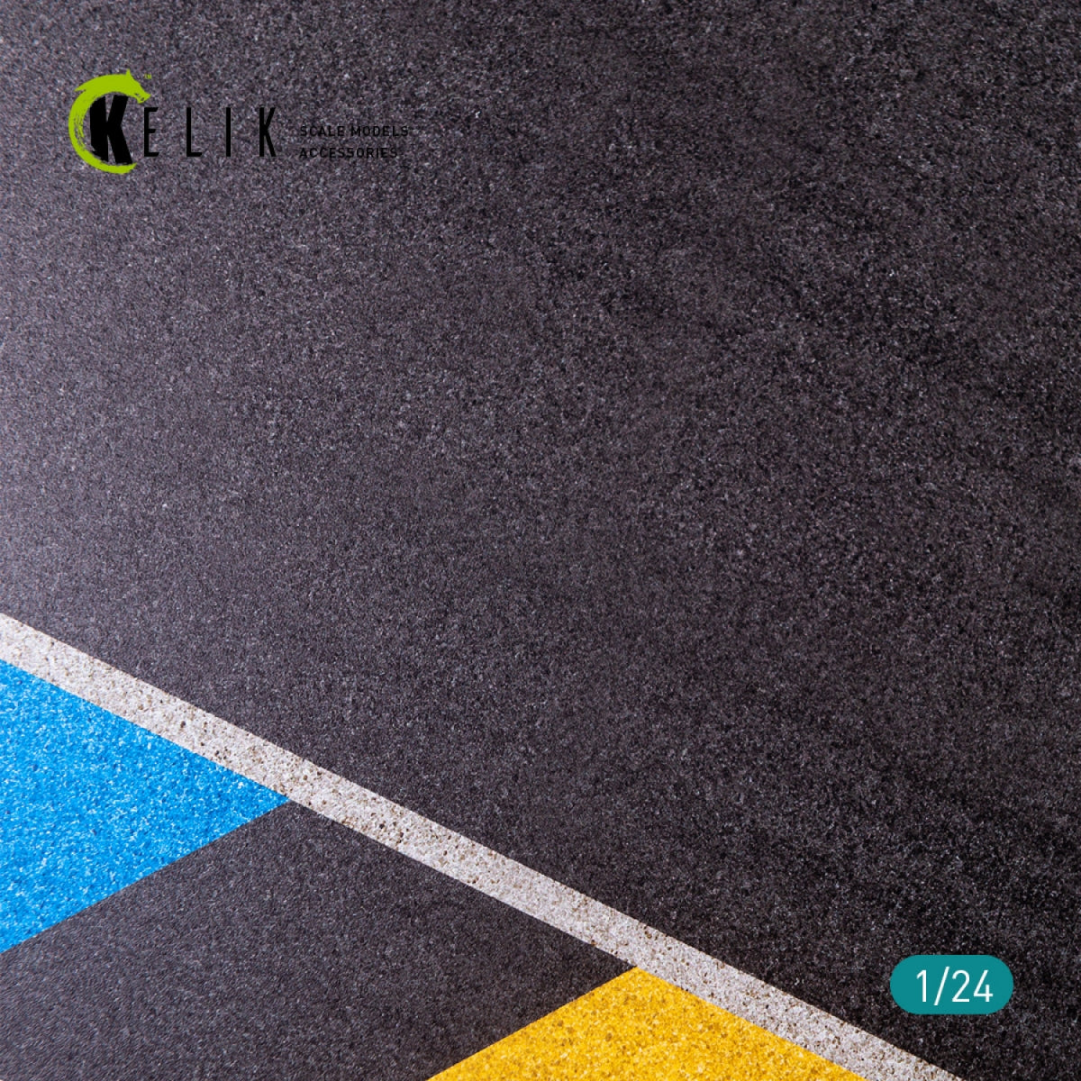 KELIK KS24004 ASPHALT ROAD 24 HOURS OF LE MANS TYPE 2 BASE - ACRYLIC 3 MM (180 X 357 MM) 1/24 – imagen 4