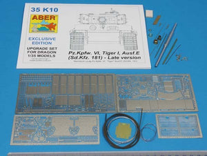 Aber 35K10 Pz.Kpfw. VI Ausf.E (Sd.Kfz.181) Tiger I – Late version (premium set) 1/35 – imagen 2