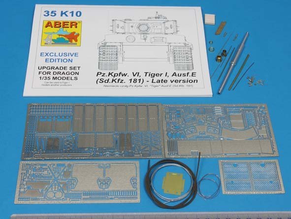 Aber 35K10 Pz.Kpfw. VI Ausf.E (Sd.Kfz.181) Tiger I – Late version (premium set) 1/35 – imagen 2