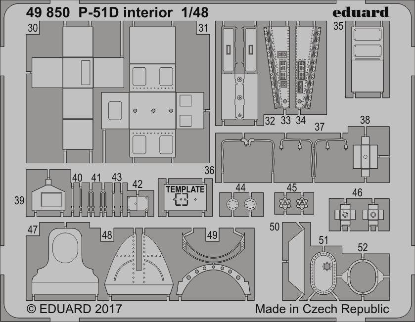 Eduard 49850 P-51D interior MENG 1/48 – image 2