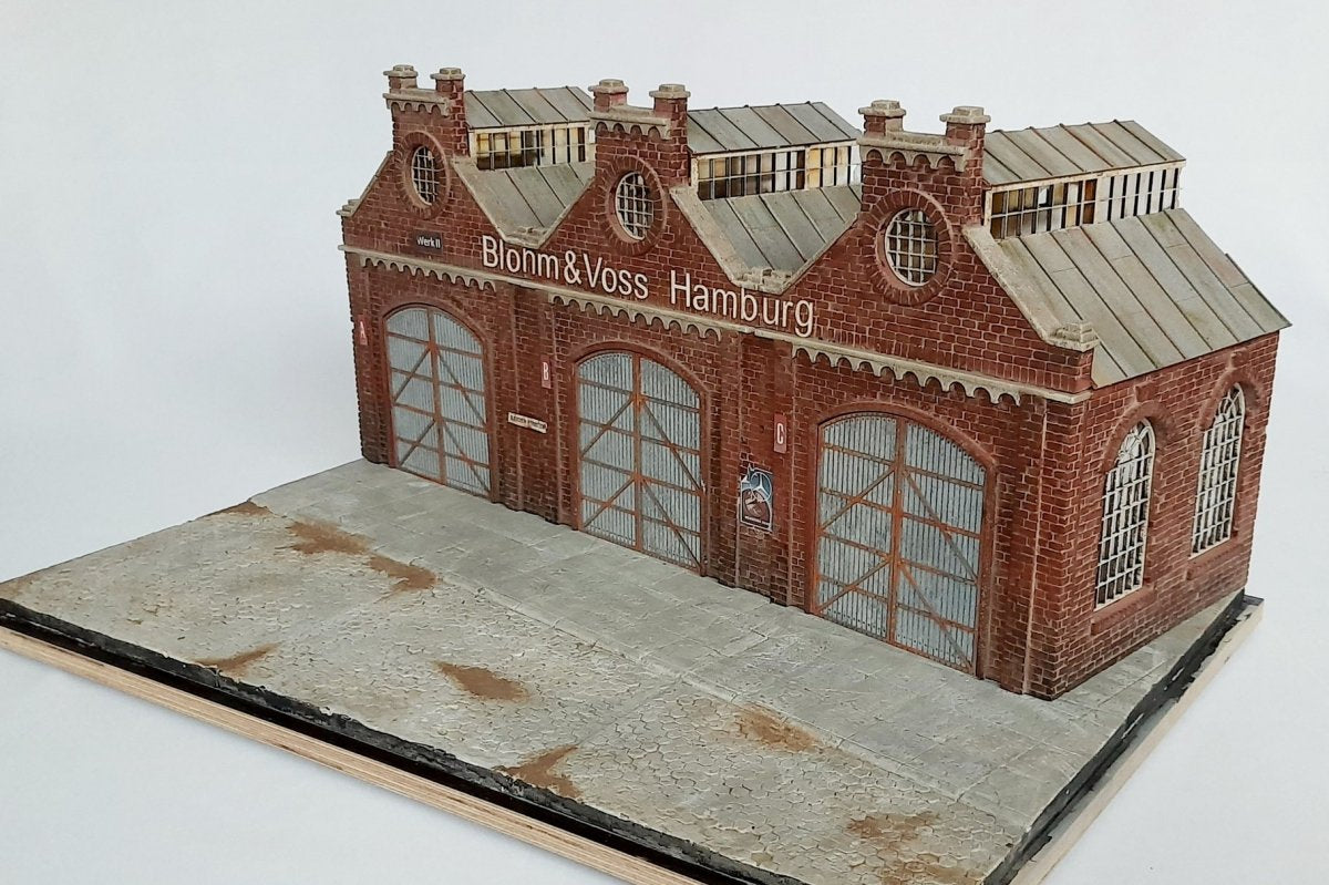RT-Diorama 35285 Diorama-Base: &amp;quot;Industrial Hangars&amp;quot; 1/35 – imagen 6