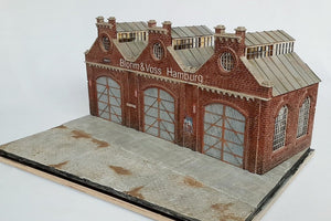 RT-Diorama 35285 Diorama-Base: &amp;quot;Industrial Hangars&amp;quot; 1/35 – imagen 6