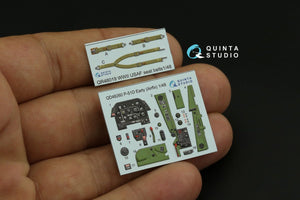 Quinta Studio QD48260 P-51D Early 3D-Printed &amp;amp; coloured Interior on decal paper ( Airfix ) 1/48 – immagine 10
