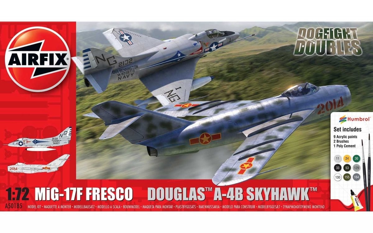 Airfix 50185 Mig 17 &amp;amp; Douglas Skyhawk Dogfight Double 1/72