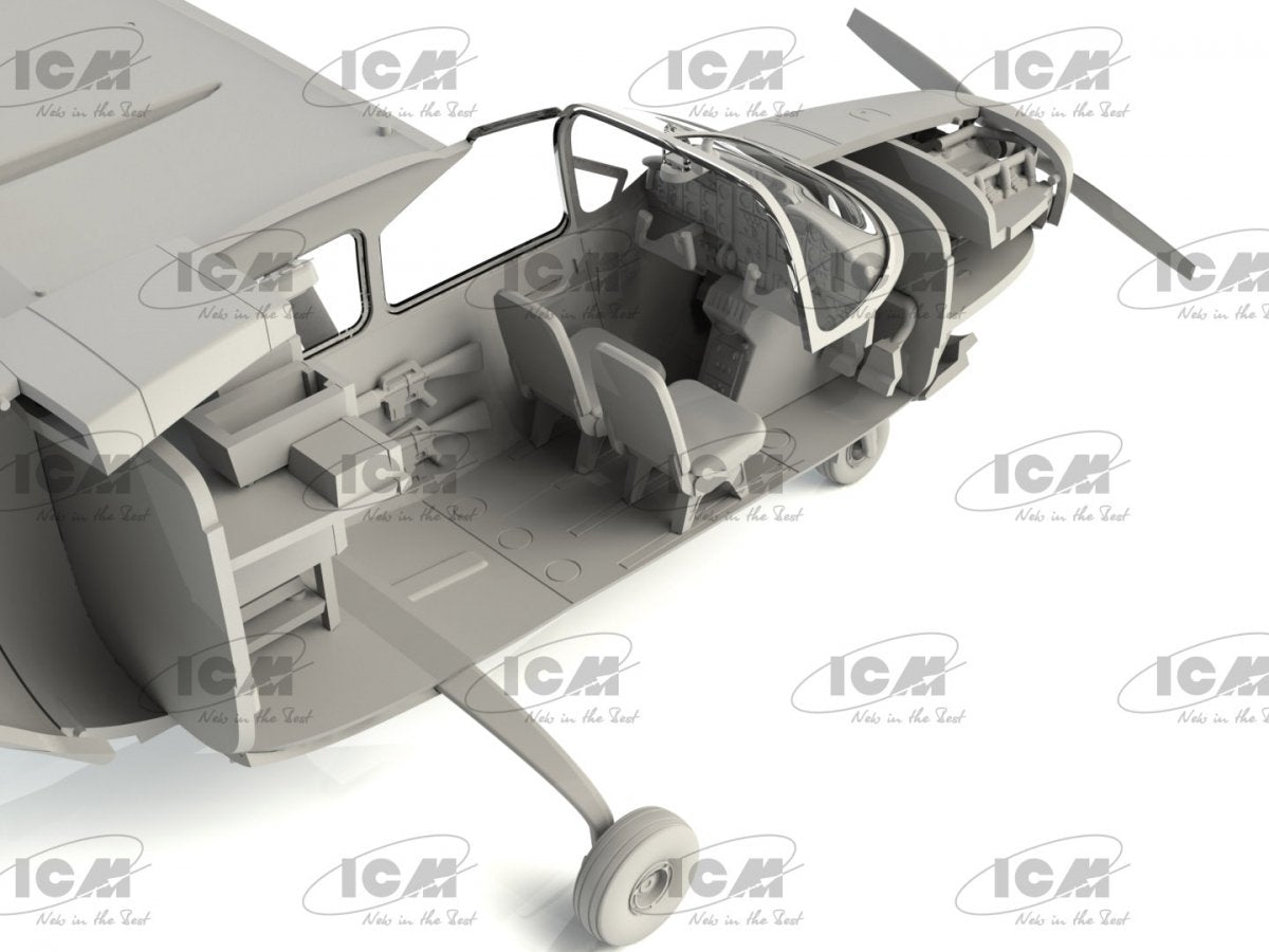 ICM 48292 O-2A (late production) USAF Observation Aircraft 1/48 – immagine 7