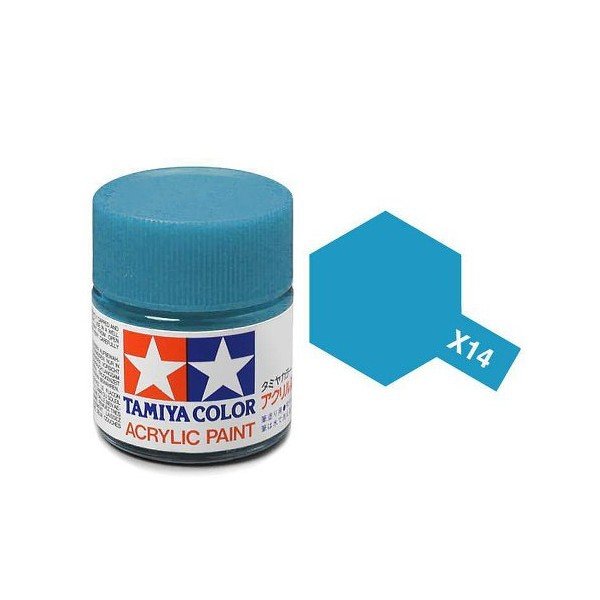 Tamiya 81014 Acrylic X-14 Sky Blue 23ml