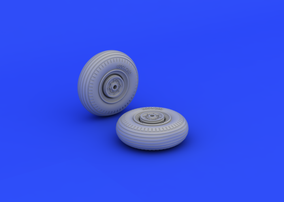Eduard 672026 Il-2 wheels 1/72 (TAMIYA) – zdjęcie 5
