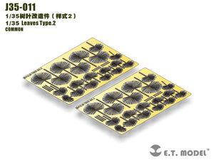 Modèle ET J35-011 Feuilles Type 2 1/35