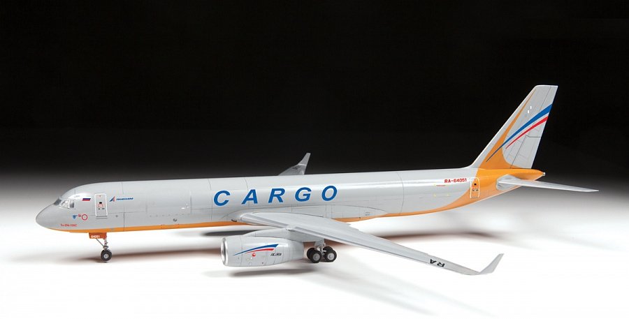 Zvezda 7031 Cargo airplane TU-204-100C 1/144 – Bild 5