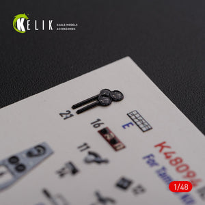 KELIK K48094 IL-2 Shturmovik interior 3D decals for Tamiya kit 1/48 – zdjęcie 4