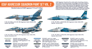 Hataka HTK-CS30 ORANGE LINE – USAF Aggressor Squadron paint set vol. 2 (6x17ml) – immagine 3