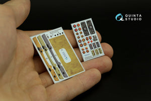 Quinta Studio QD35028 KHD A3000, Magirus S330, KHD S3000, KHD S3000/SS M Maultier 3D-Printed &amp;amp; coloured Interior on decal paper (ICM) 1/35 – zdjęcie 7