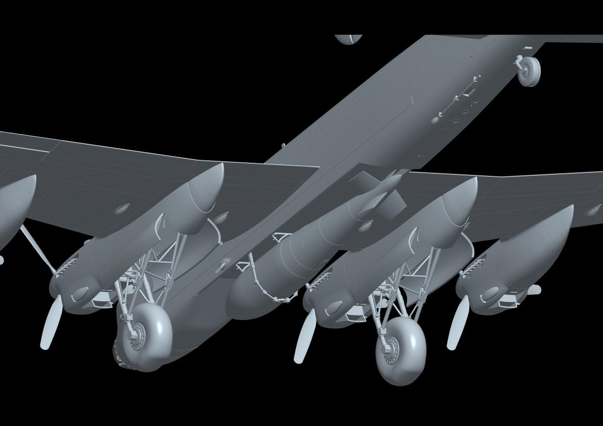 HK Models 01E038 Avro Lancaster B MK.l Special &amp;quot;Grand Slam&amp;quot; 1/32 – immagine 9