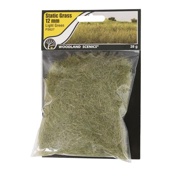 Woodland Scenics WFS627 12mm Trawa Statyczna Jasna Zieleń