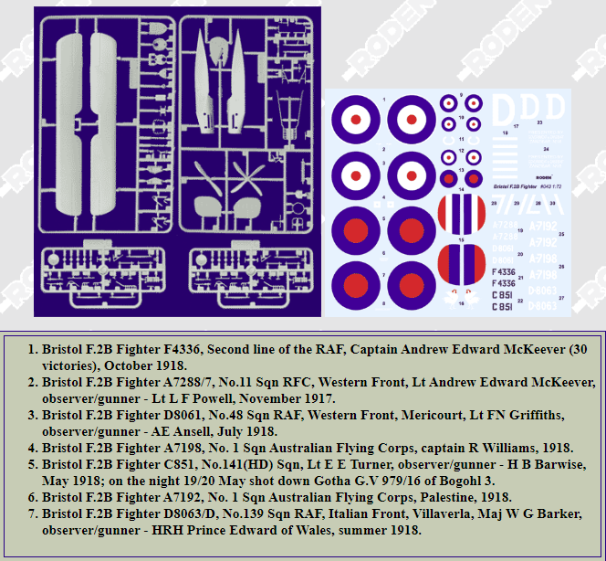 Roden 043 Bristol F2B Fighter 1/72 – zdjęcie 2