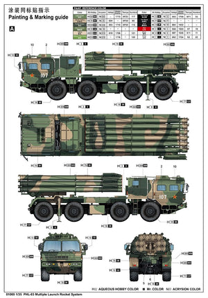 Trumpeter 01069 PHL-03 Système de lance-roquettes multiples 1/35 – image 3