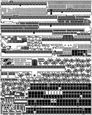 Pontos 37001R1 USS LHD-2 Essex Kit+Detail Up Set 1/350 – imagen 7
