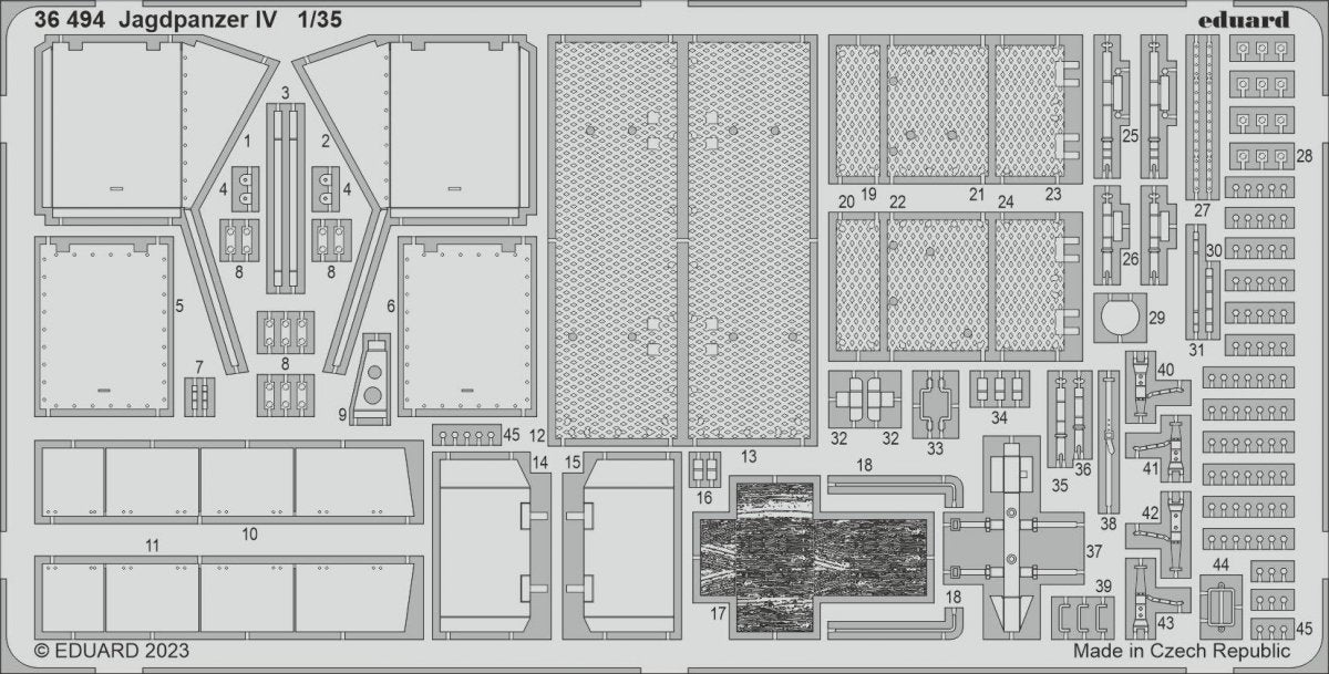 Eduard 36494 Jagdpanzer IV BORDER MODEL 1/35