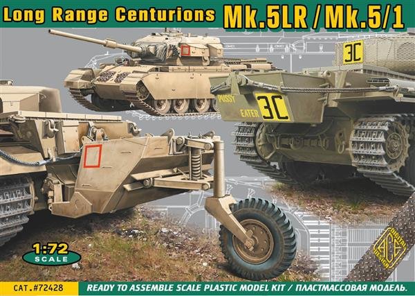 ACE 72428 Centurions Mk.5 à longue portée 1/72