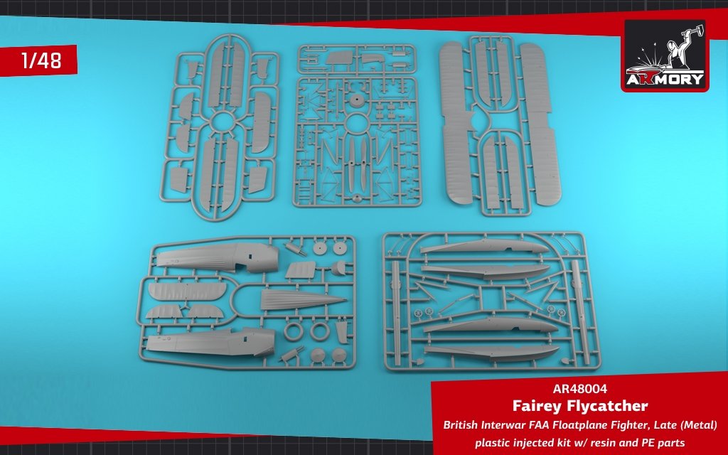 Armory Models 48004 Fairey Flycatcher British Interwar FAA Floatplane Fighter, Late (Metal) 1/48 – immagine 29