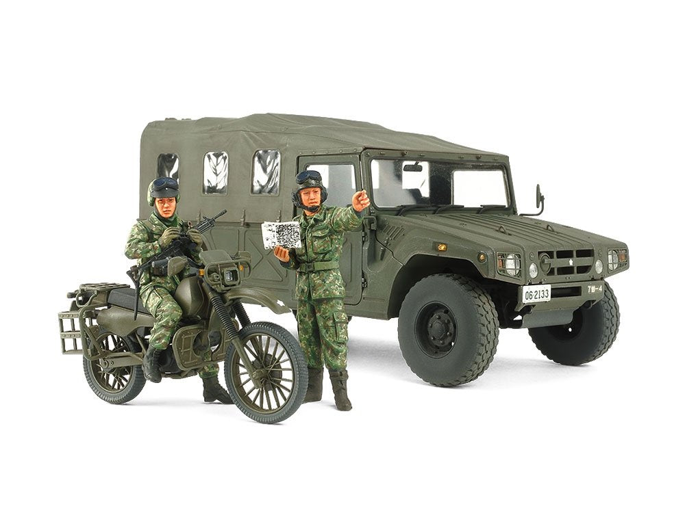 Tamiya 25188 JGSDF Reconnaissance Motorcycle, High Mobility Vehicle Set 1/35 – imagen 2