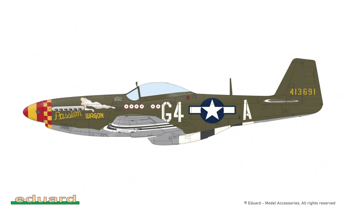 Eduard 7476 P-51D-5 Mustang Weekend Edition 1/72 – immagine 2