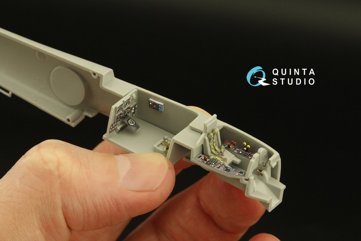 Quinta Studio QD72070 Me 410 3D-Printed &amp;amp; coloured Interior on decal paper (Italeri) 1/72 – imagen 5