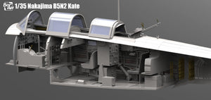 Border Model BF-005 Nakajima B5N2 Type 97 Carrier Attack Bomber &amp;quot;Kate&amp;quot; w/ Full interior 1/35 – zdjęcie 14