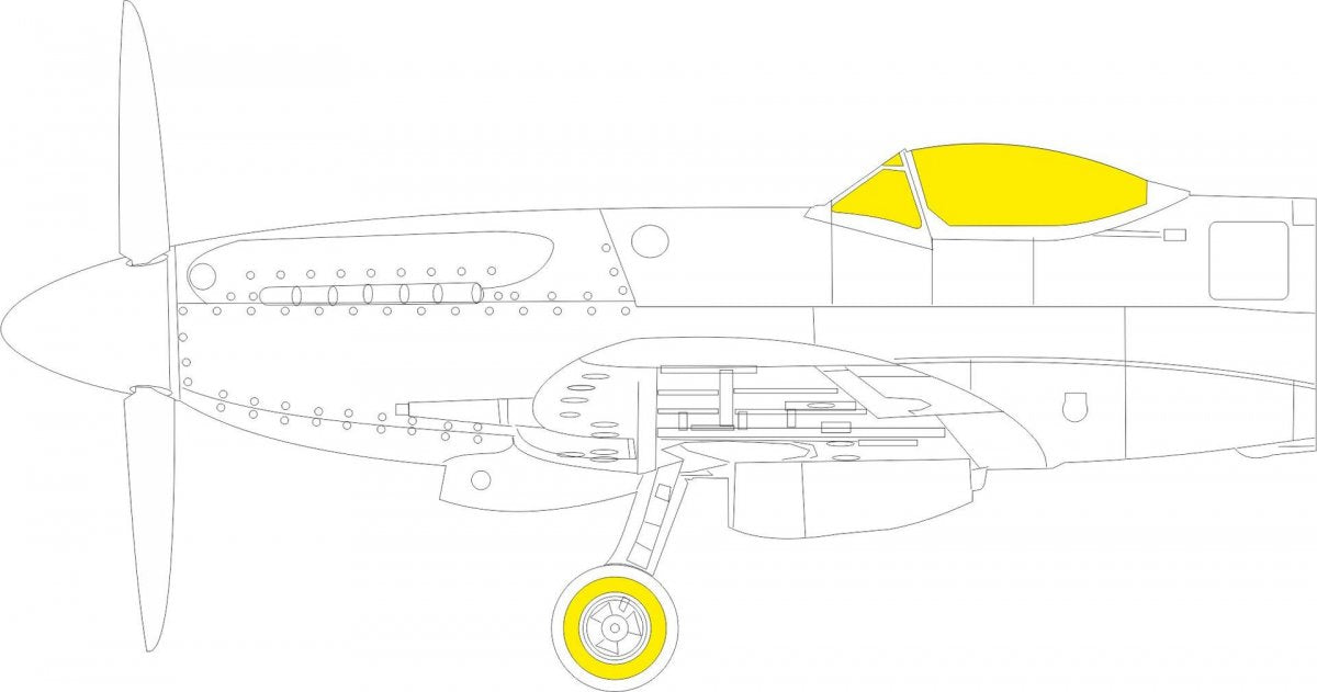 Eduard BIG49348 Spitfire F Mk. XVIII AIRFIX 1/48 – Bild 6