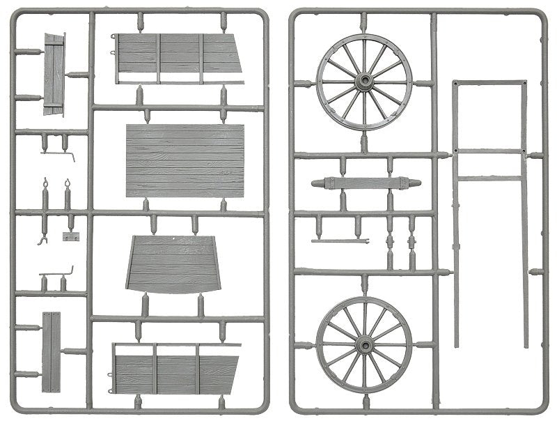 MiniArt 35657 FARM CART &amp;amp; VILLAGE ACCESSORIES 1/35 – imagen 2