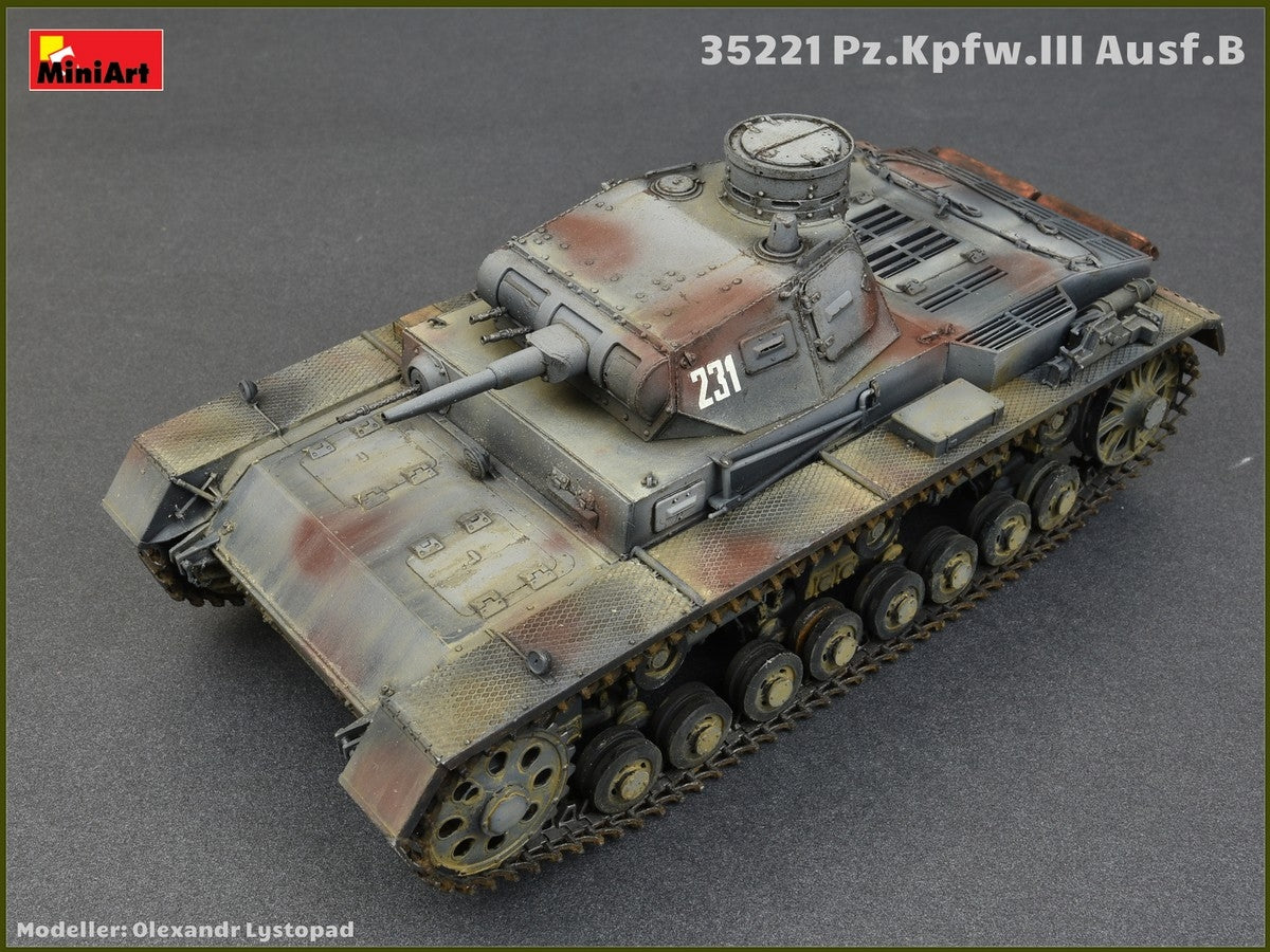 MiniArt 35221 Pz.Kpfw.III Ausf.B w/Crew 1/35 – Bild 2