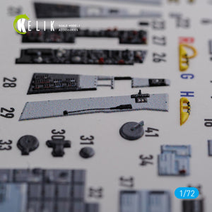 Décalcomanies 3D intérieures KELIK K72112 pour maquette Meng F-106A Delta Dart au 1/72 – image 7