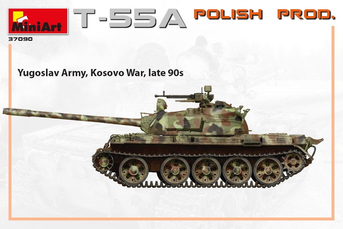 MiniArt 37090 T-55A POLISH PRODUCTION 1/35 – imagen 4