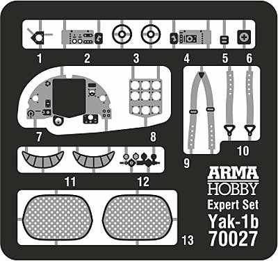 Arma Hobby 70027 Jakowlew Jak-1b Expert Set 1/72 – imagen 15